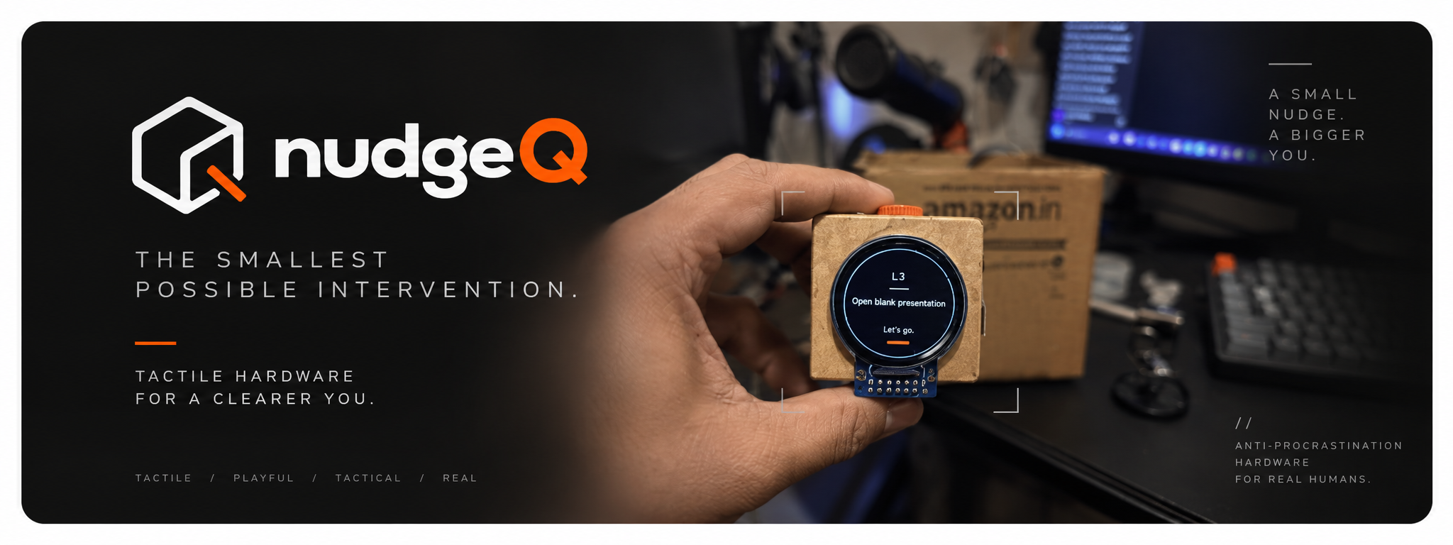 NudgeQ Working Prototype and Polished View