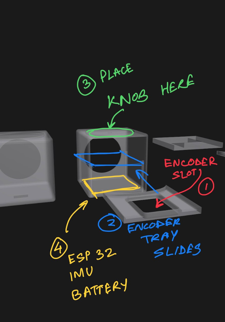 NudgeQ 3D CAD enclosure breakdown